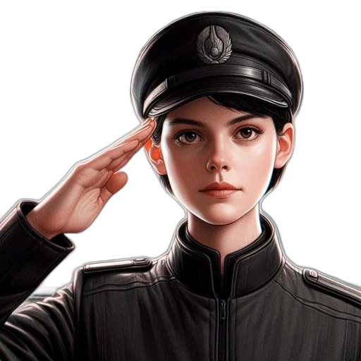 hat, staff, face, jacket transparent PNG cut-out