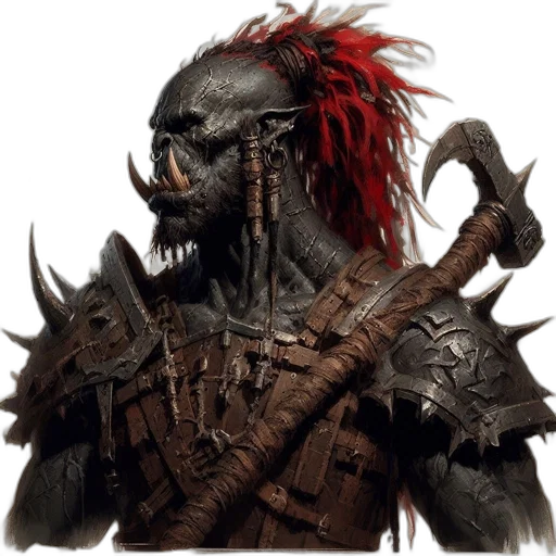 creature, staff, mask, face transparent PNG cut-out
