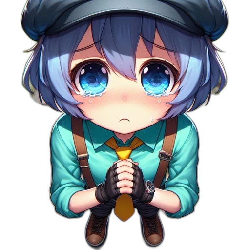 staff, hat, weapon, face transparent PNG cut-out
