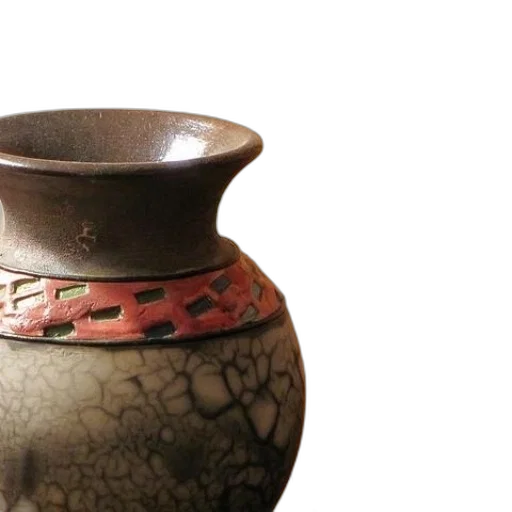 3d render, photorealistic, ceramic, vase transparent PNG cut-out