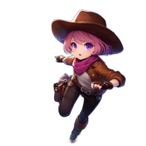 staff, hat, weapon, jacket transparent PNG cut-out