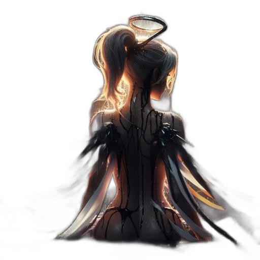 dress, hair, mask, crown transparent PNG cut-out