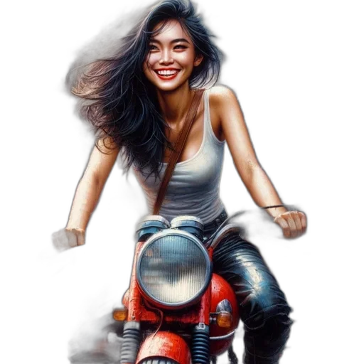 photorealistic, cartoon, oil painting, comic book art transparent PNG cut-out