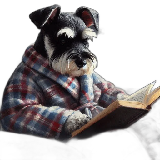 animal, jacket, photorealistic, oil painting transparent PNG cut-out