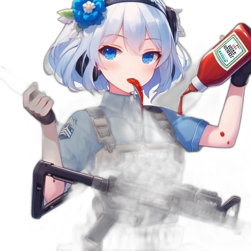 weapon, bottle, food, robot transparent PNG cut-out
