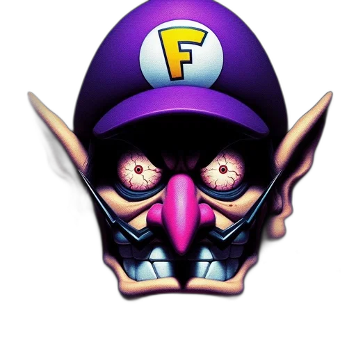 mask, face, staff, vaporwave transparent PNG cut-out