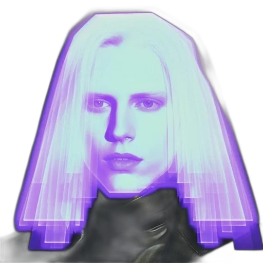 face, robot, mask, hair transparent PNG cut-out