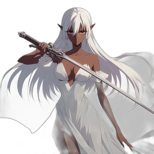 weapon, sword, staff, dress transparent PNG cut-out