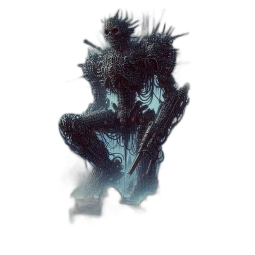 creature, dragon, mask, robot transparent PNG cut-out