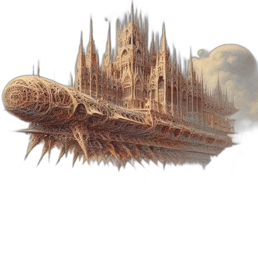 dragon, weapon, sword, concept art transparent PNG cut-out