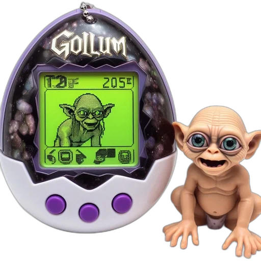 creature, concept art, 3d render, pixel art transparent PNG cut-out