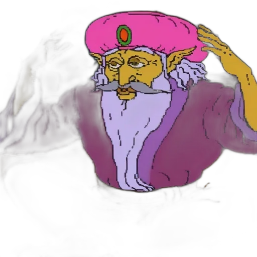 crown, hat, dragon, staff transparent PNG cut-out