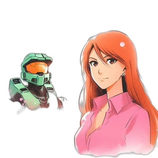 robot, weapon, face, concept art transparent PNG cut-out