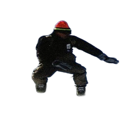 jacket, staff, hat, creature transparent PNG cut-out