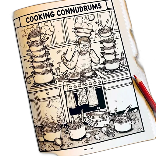 food, illustrated, comic, panel transparent PNG cut-out