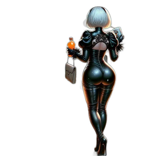robot, weapon, dress, concept art transparent PNG cut-out