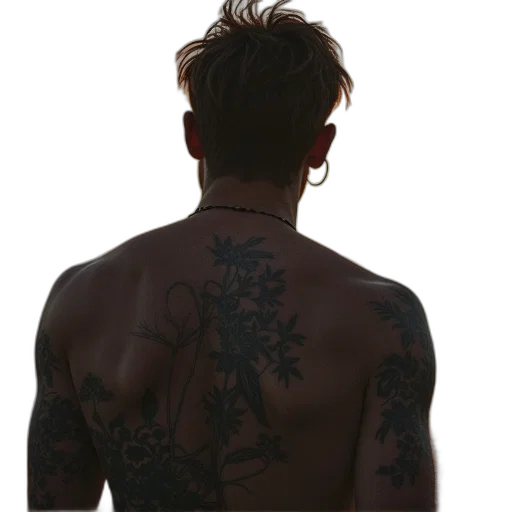jewelry, jacket, dragon, hair transparent PNG cut-out