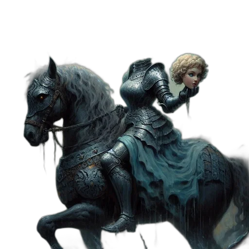 sword, dragon, crown, fantasy art transparent PNG cut-out