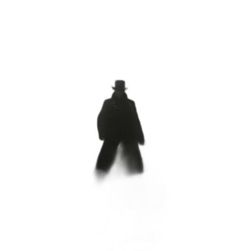 hat, robot, umbrella, staff transparent PNG cut-out