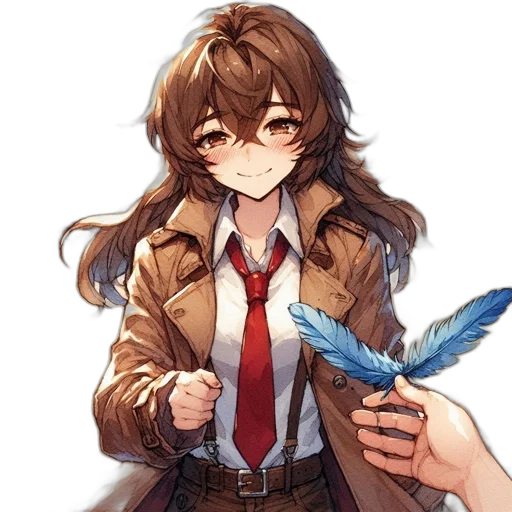 staff, weapon, jacket, creature transparent PNG cut-out
