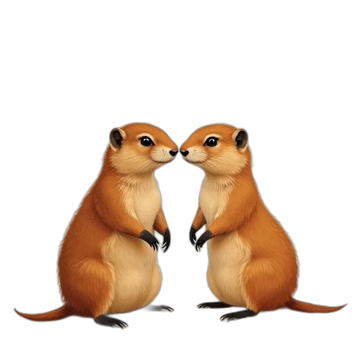 animal, concept art, photorealistic, 3d render transparent PNG cut-out