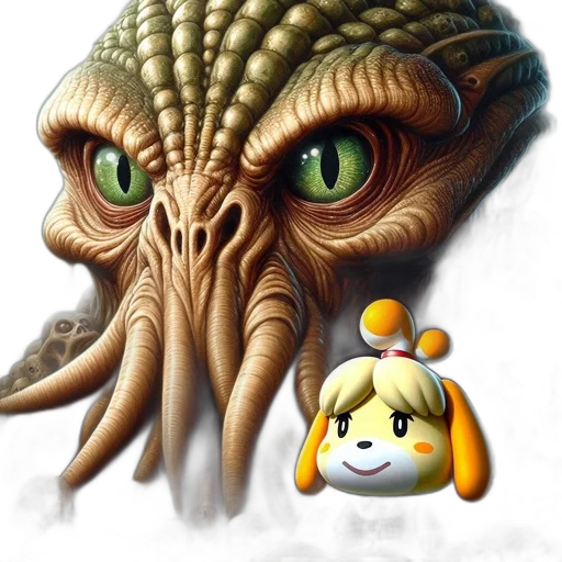 creature, mask, animal, face transparent PNG cut-out