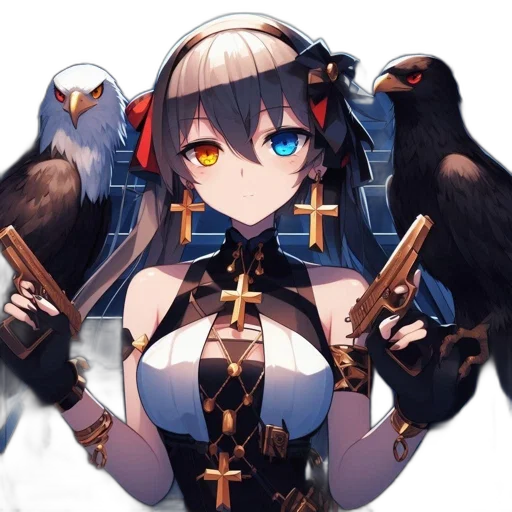 weapon, staff, sword, crown transparent PNG cut-out