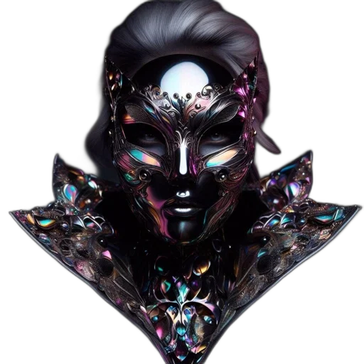 mask, face, crown, robot transparent PNG cut-out