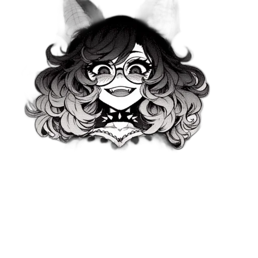 mask, face, hair, staff transparent PNG cut-out