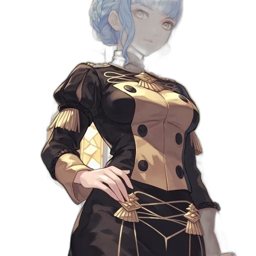dress, staff, mask, jewelry transparent PNG cut-out