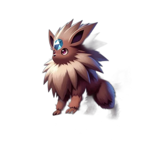 creature, animal, hair, staff transparent PNG cut-out