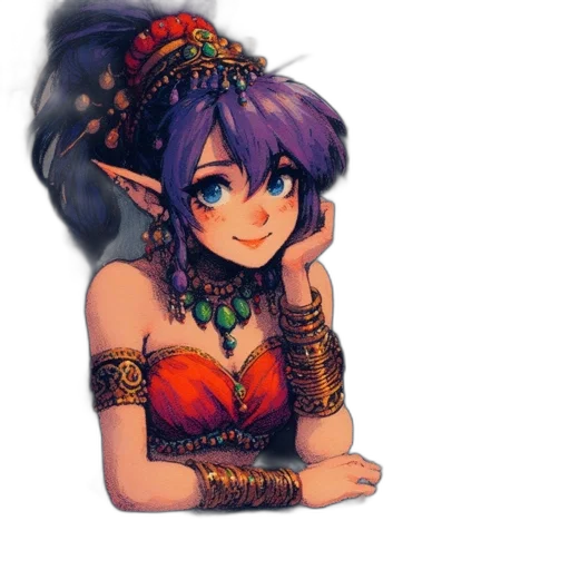 jewelry, dress, dragon, face transparent PNG cut-out