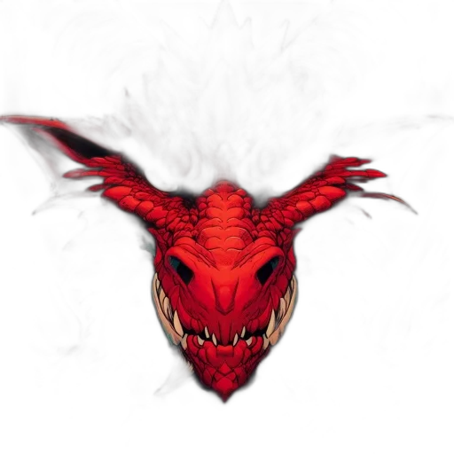 dragon, mask, creature, face transparent PNG cut-out