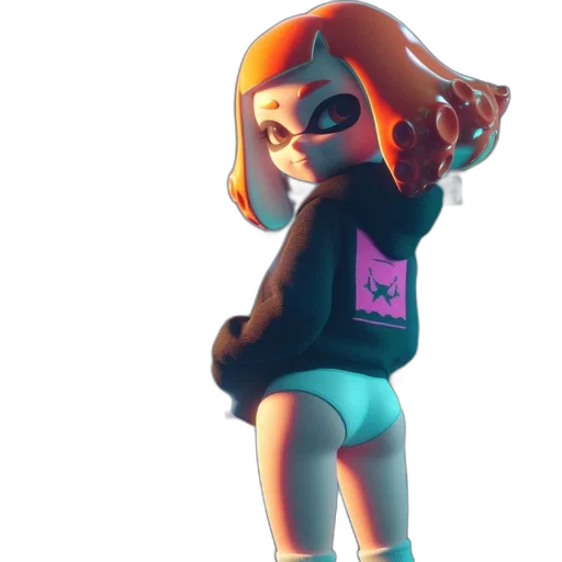 dress, jacket, staff, weapon transparent PNG cut-out