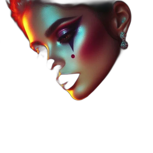 face, mask, crown, jewelry transparent PNG cut-out