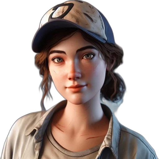 hat, face, staff, jacket transparent PNG cut-out