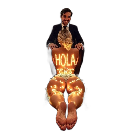 concept art, pixel art, woman, hola transparent PNG cut-out