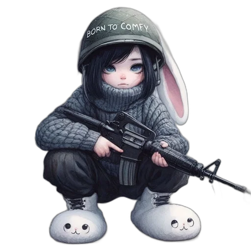 weapon, animal, jacket, creature transparent PNG cut-out