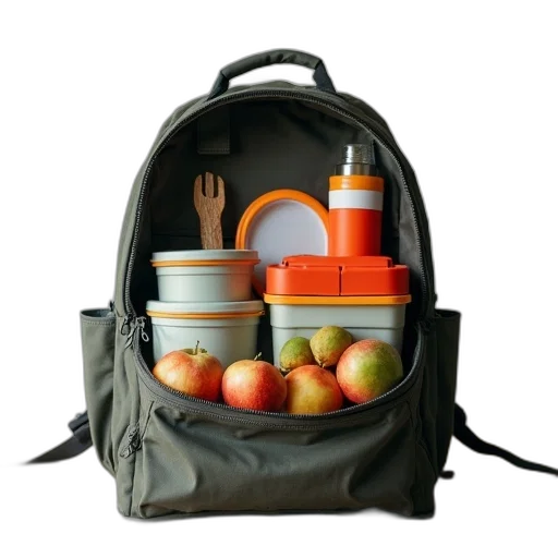 food, 3d render, back, pack transparent PNG cut-out