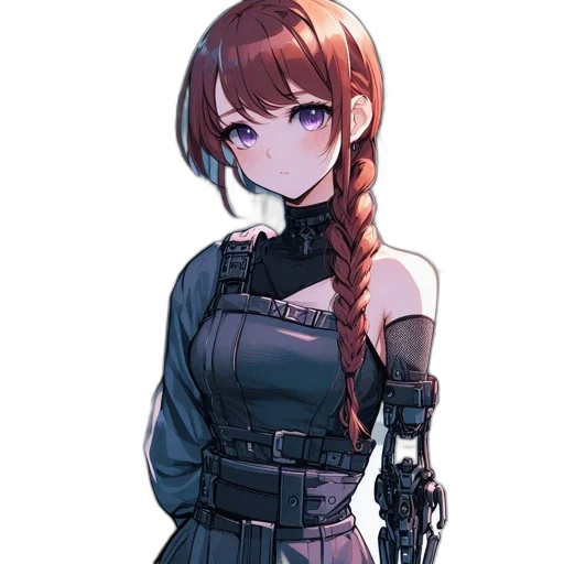 staff, weapon, dress, robot transparent PNG cut-out