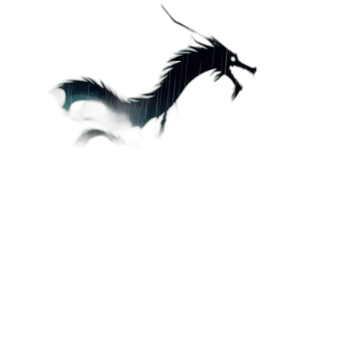 dragon, creature, animal, hair transparent PNG cut-out