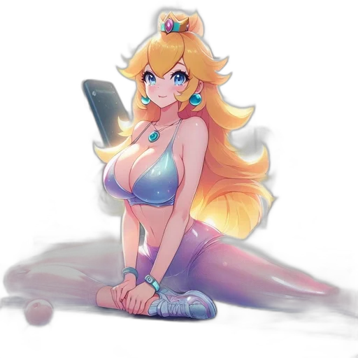 dress, staff, crown, weapon transparent PNG cut-out