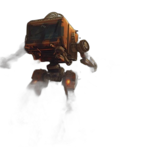 robot, weapon, creature, concept art transparent PNG cut-out