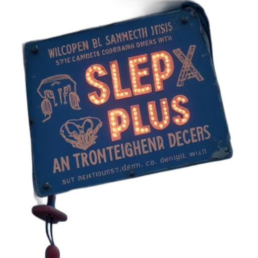 flyer, text, sleep, ear transparent PNG cut-out