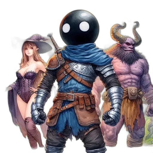 mask, fantasy art, concept art, comic book art transparent PNG cut-out