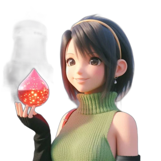 bottle, staff, mask, dress transparent PNG cut-out