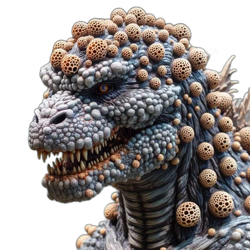 dragon, creature, animal, face transparent PNG cut-out