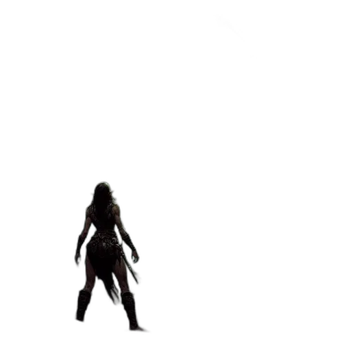 sword, weapon, creature, staff transparent PNG cut-out