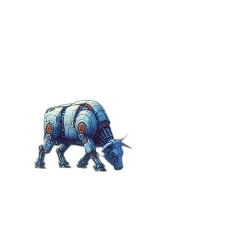 animal, creature, dragon, robot transparent PNG cut-out