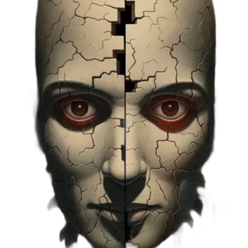 mask, face, robot, crown transparent PNG cut-out